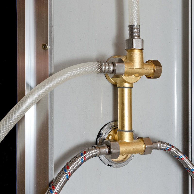 V1245 Душевая кабина DETO Серия V BМ1590 с гидромассажем BLACK - Вид №26