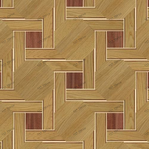 Художественный паркет Da Vinci Щитовой 26-293 Дуб (Гладкая) 500х500 мм 26010293