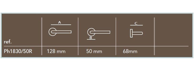 Металлическая ручка Dauby Pure® ARCH-00126821 - Вид №2