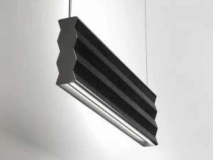PANZERI Звукопоглощающий подвесной светильник Zigzag