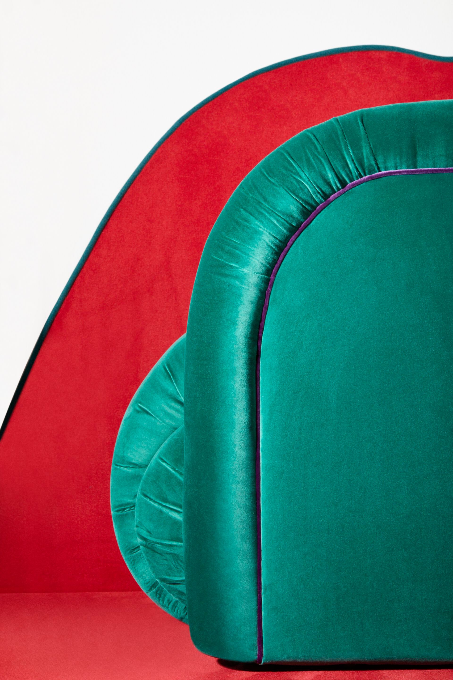 Бархатный диван capitonné Paolo Nesi MISSTAKE ARCH-00139565 - Вид №8