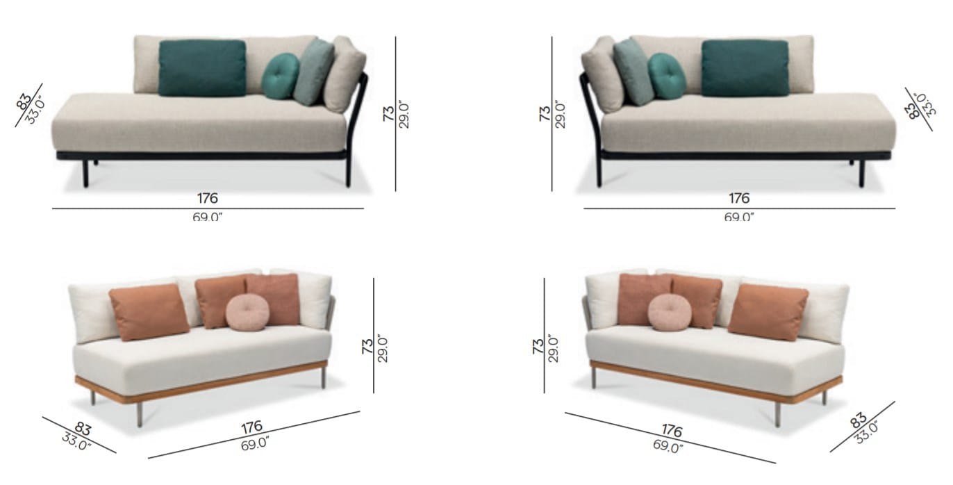 Мягкая Садовая спальная кровать MANUTTI Flows ARCH-00042277 - Вид №5