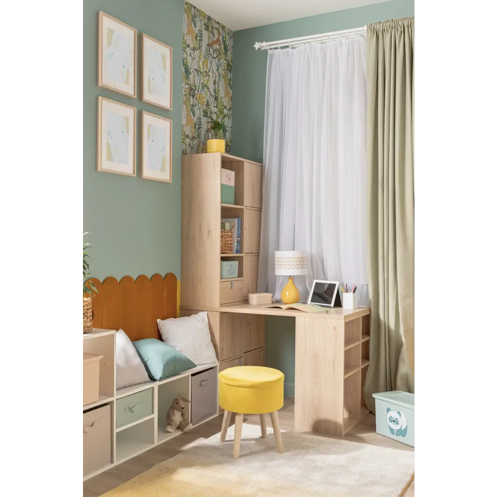 Стеллаж KONSENSA Руан 6 секций 70x104x31.7 см ЛДСП цвет дуб комано STLM-2011429 - Вид №12