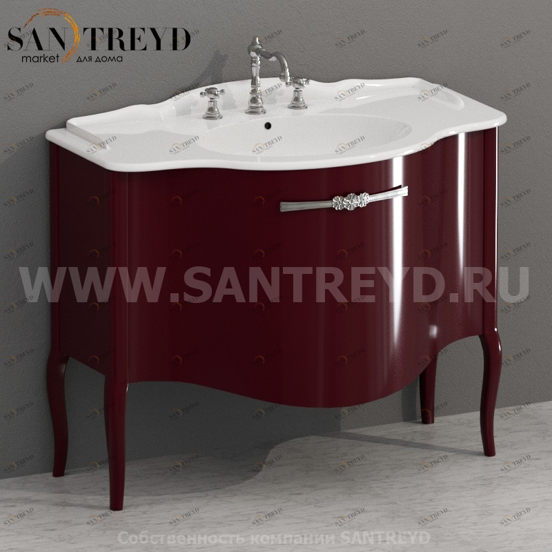 PS110ME Напольная тумба 82 см цвет Гранотовый сок Globo Paestum Италия Ceramica Globo