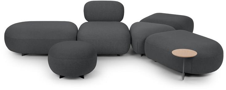 True Design Квадратный пуф с полкой для журналов Code Cd 60sq / cd 75sq - Вид №12