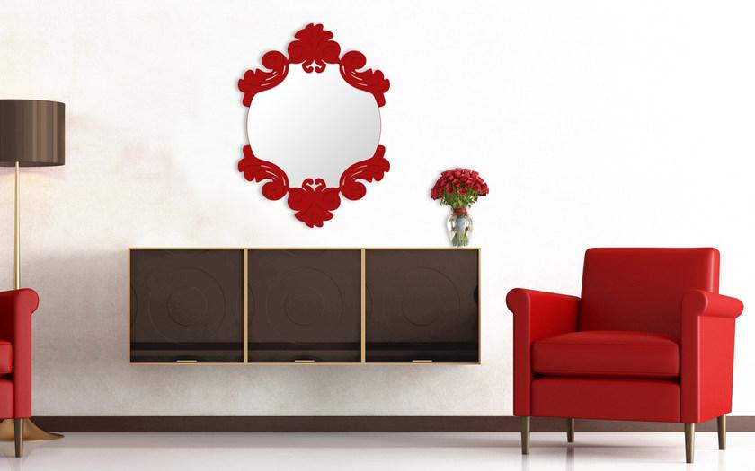 LAS Зеркало настенное круглое в раме sun-id-1389650 - Вид №1