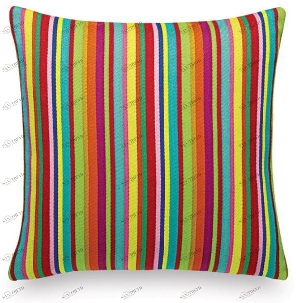 Подушка из ткани в квадратную полоску Classic maharam pillows Santreyd sun-id-1374256