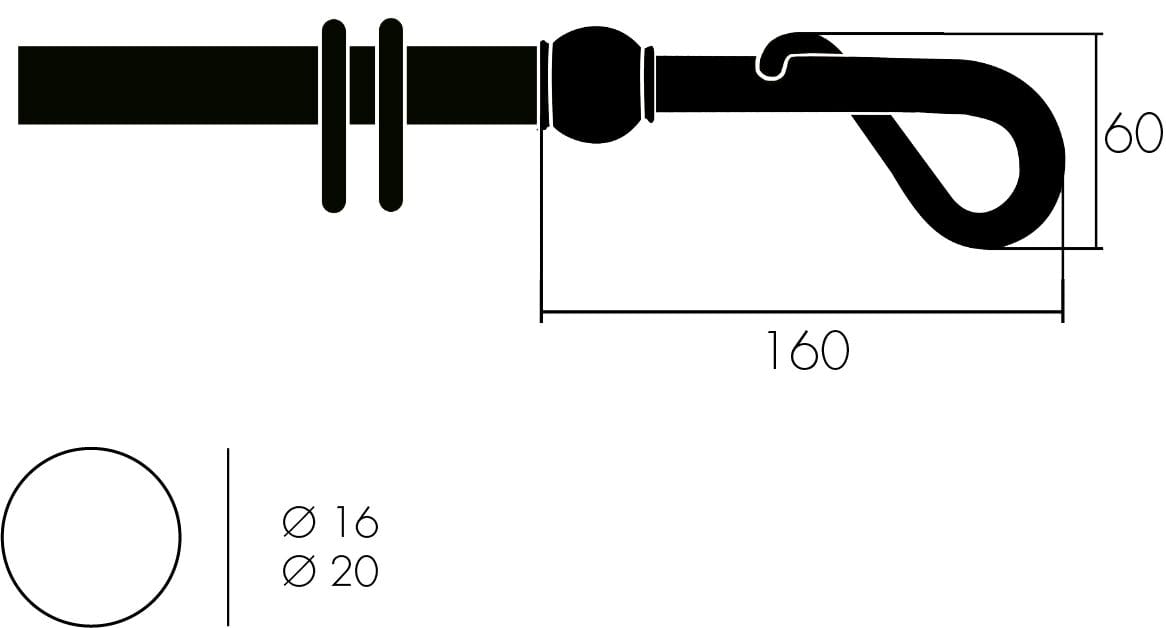 Железный карниз Frandoli Олимпийские боги ARCH-00076436 - Вид №2