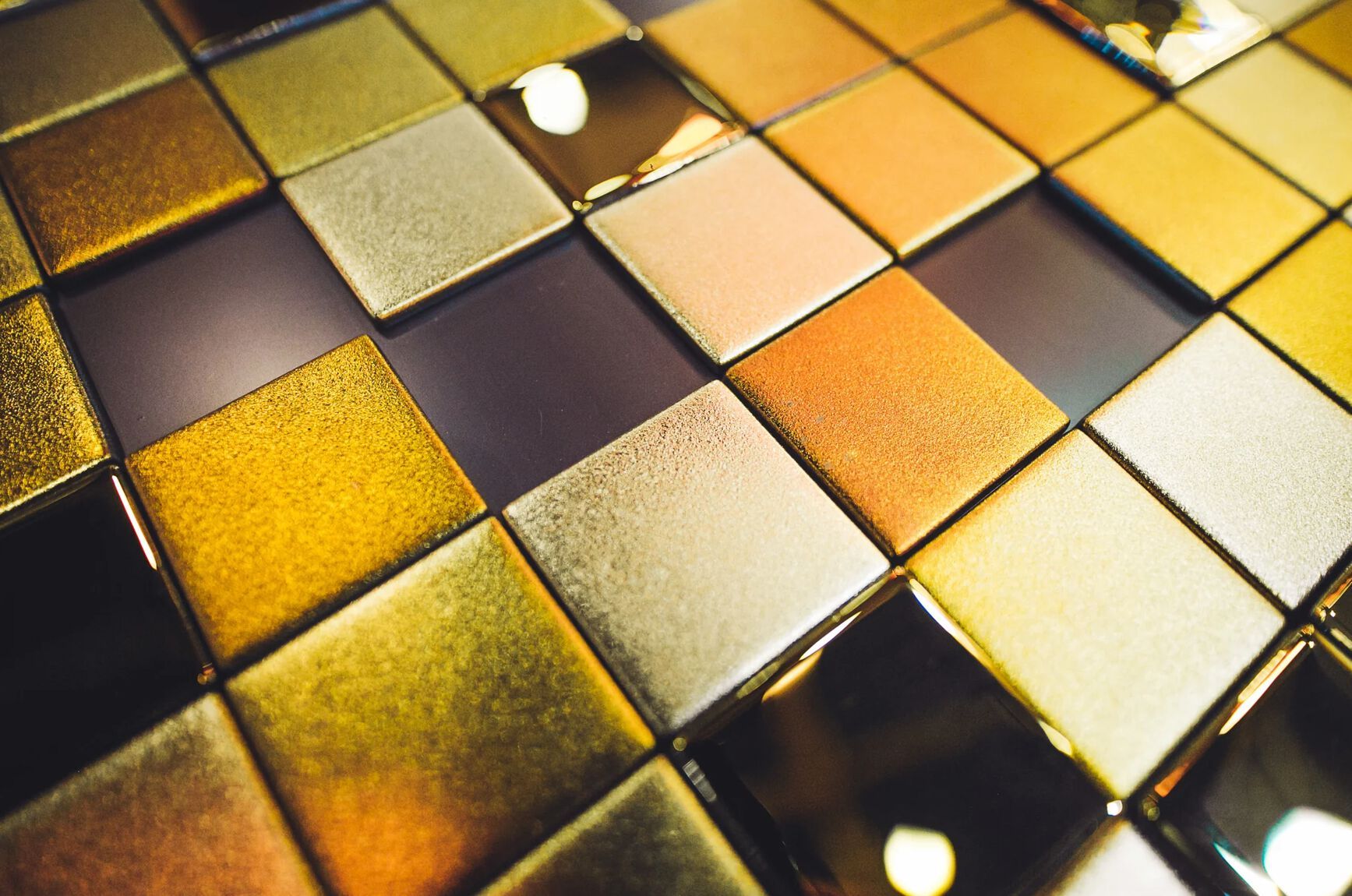 Декоративная стеклянная панель PlusObject Тетрис ARCH-00003751 - Вид №4