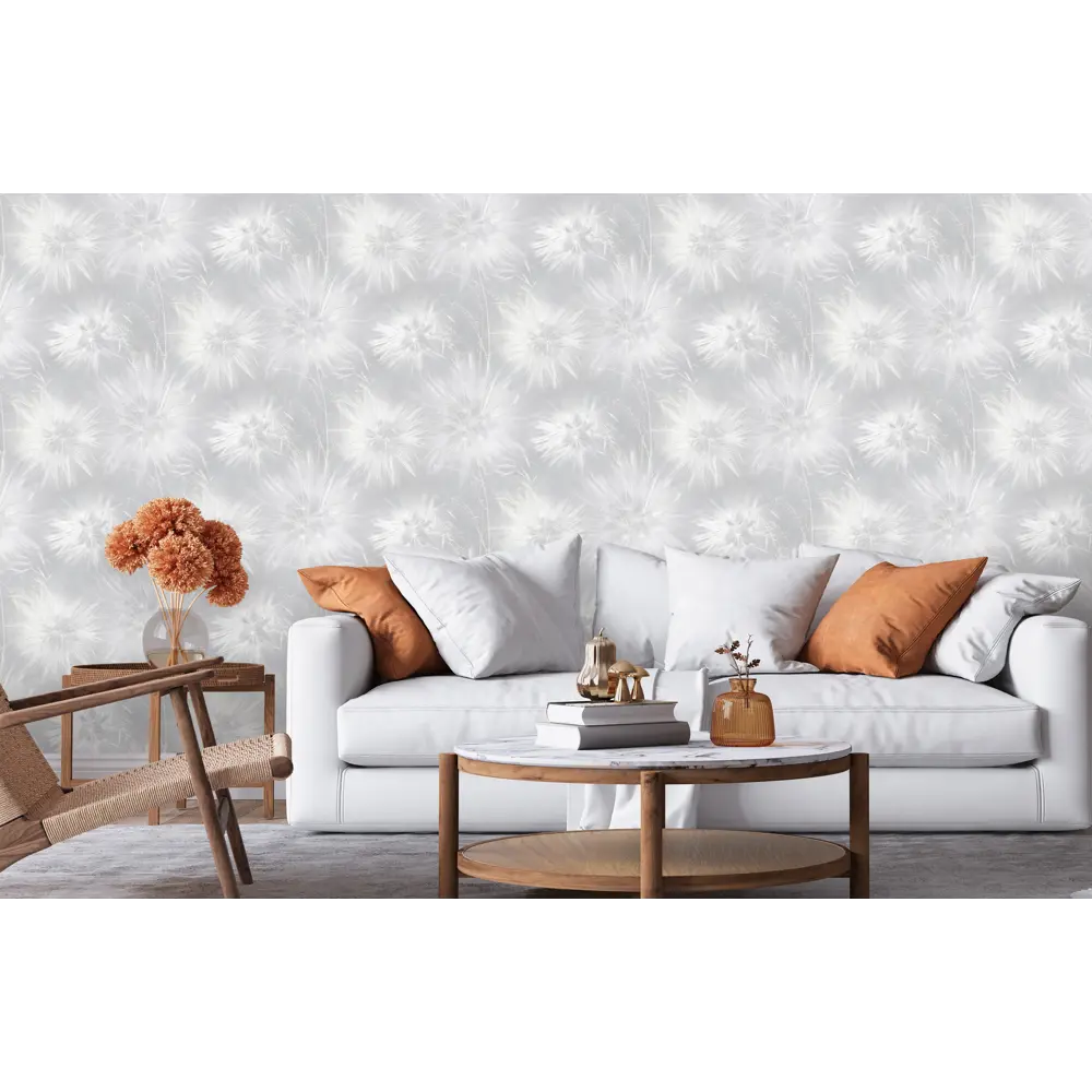 Флизелиновые обои Victoria Stenova Amazing — серый рельеф для стильного интерьера 89363945 STLM-1436911 - Вид №3