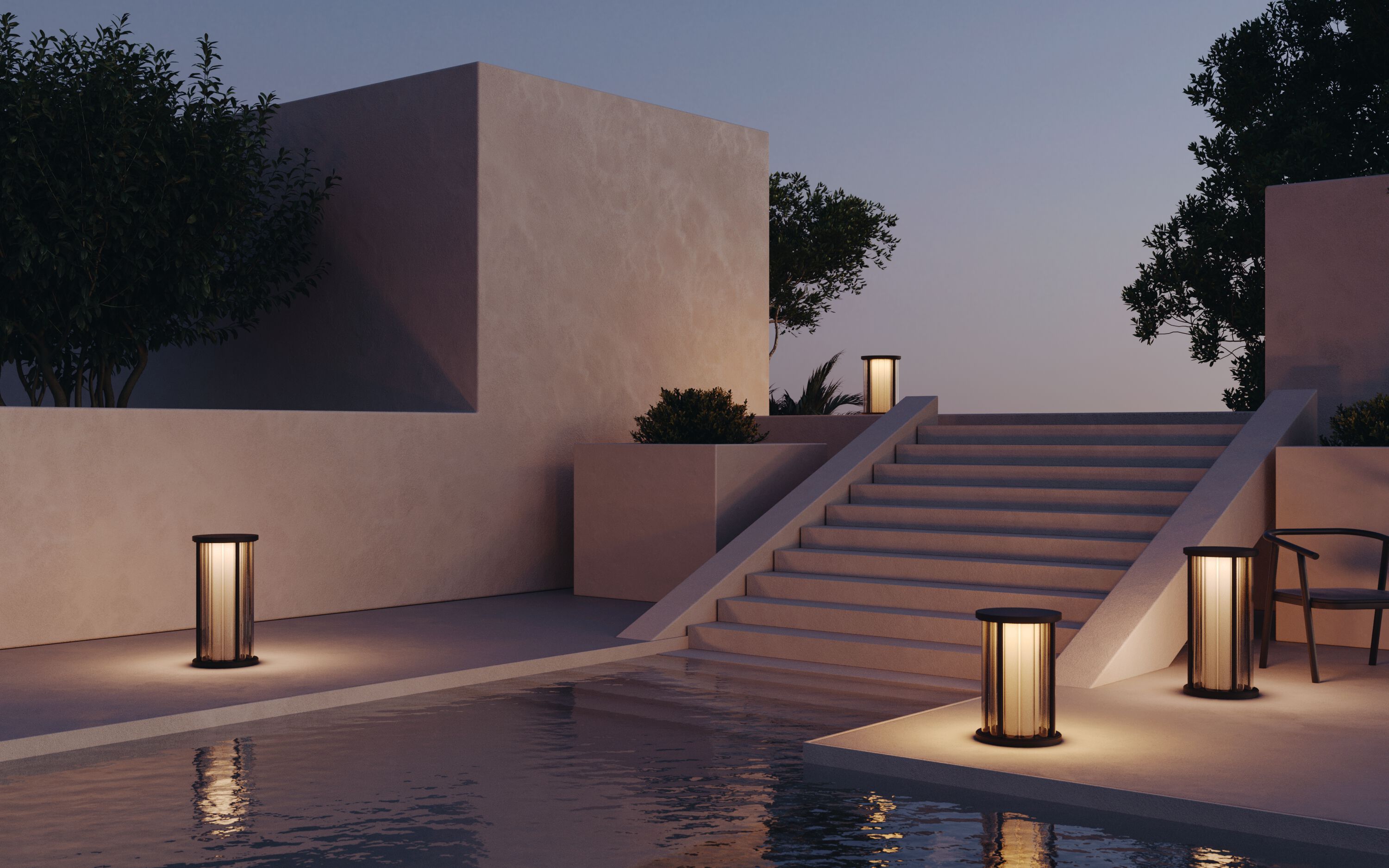 Напольная лампа из стекла Rakumba Ion ARCH-00029683 - Вид №7