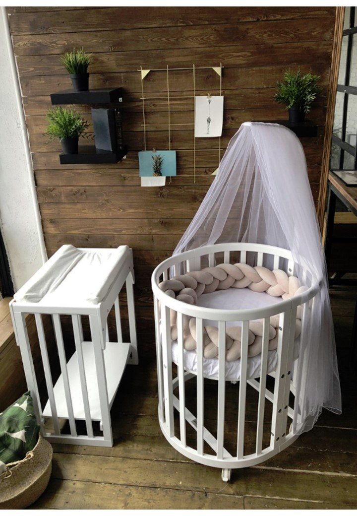 Балдахин для детской кроватки Bed "Белый жемчуг" (фатин) ELLIPSE ELLIPSE BED 351631 Белый Santreyd  - Вид №2