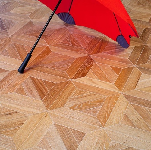 Модульный паркет Marco Ferutti Castello Castello Беленый Дуб с брашью (Текстурированная) 450х450 мм 2600600042 - Вид №1