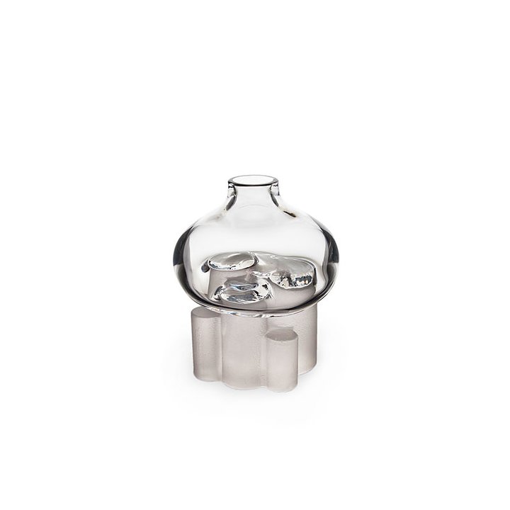 44140 Ваза "Городской лес" с матовым/шероховатым основанием, 135/110 мм. Maleras 