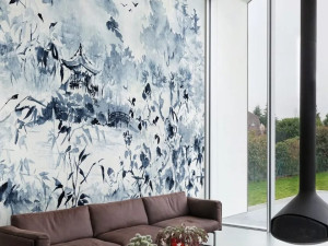 Восточные обои ПВХ бесплатно, экологически чистые, моющиеся