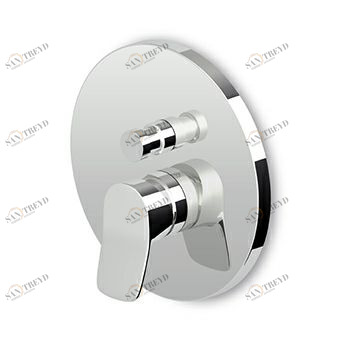 ZBR096 - R97800 Смеситель ванна-душ встраиваемый однорычажный, с переключателем для универсального встраиваемого корпуса Zetasystem R97800. Zucchetti Brim 