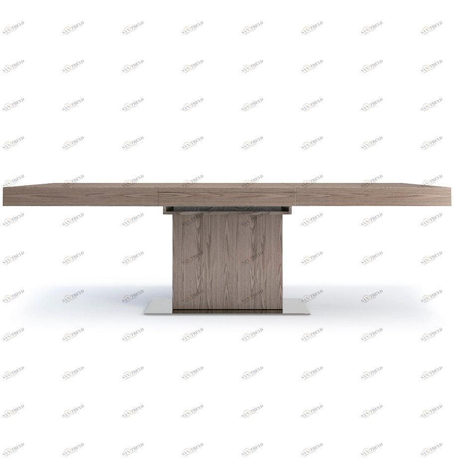 Обеденный стол прямоугольный деревянный серый Atemporal от Angel Cerda ANGEL CERDA BLANCOWHITE 00-3865667 Серый 