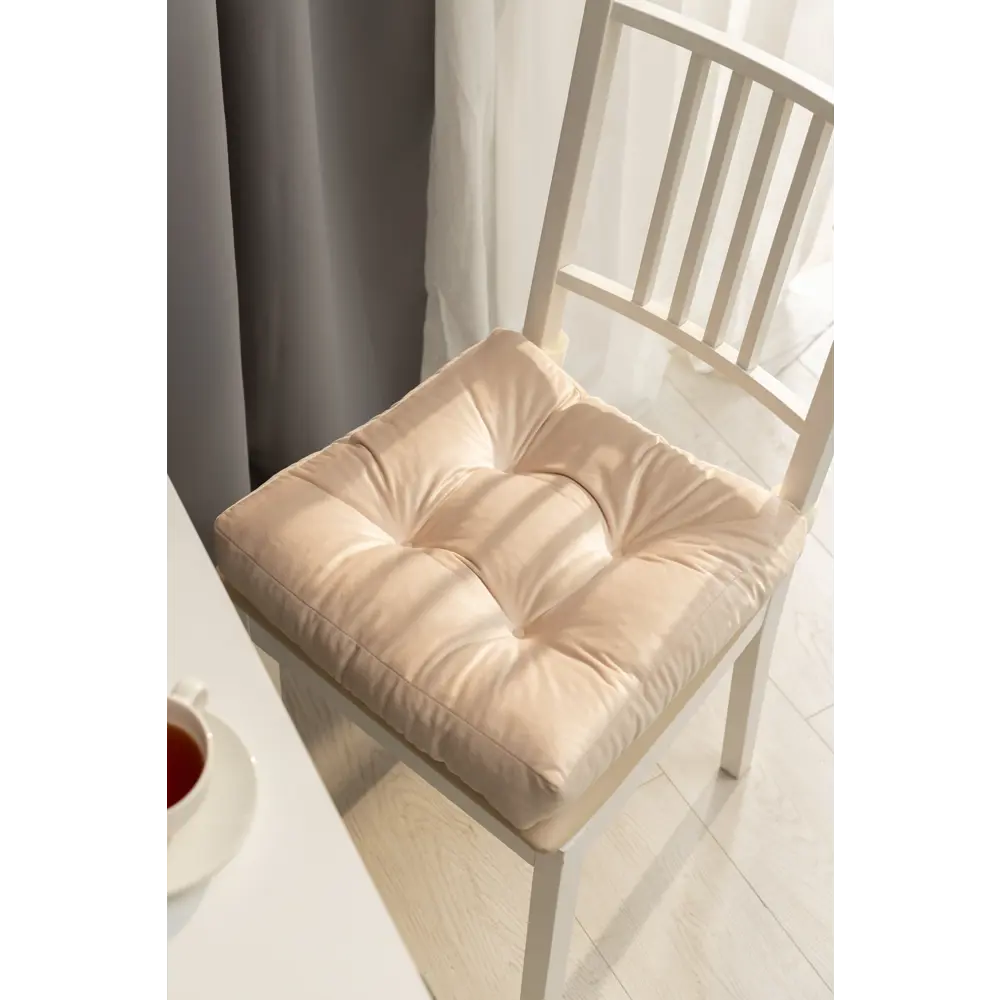Подушка для стула Jimena 40x40 см цвет бежевый 83228226 STLM-2182970 SEASONS  - Вид №3