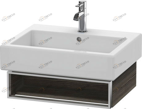 VE600405151 Тумбочка подвесная Vero #VE6004 550 x 431 мм Сосна коричневая, декор Duravit