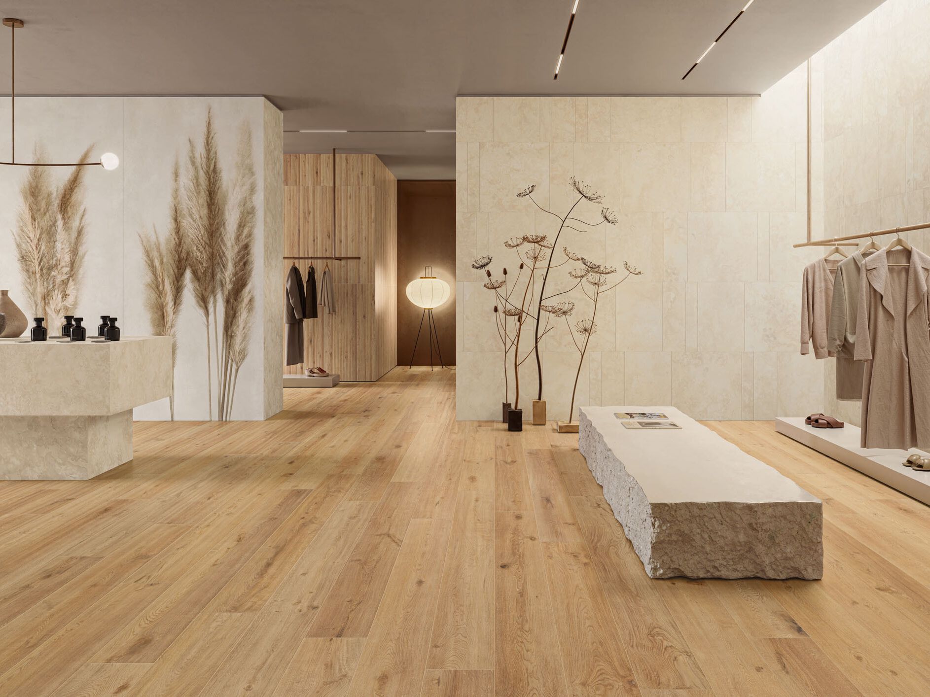 Напольное покрытие из керамогранита в помещении и на открытом воздухе с эффектом дерева Ceramiche Caesar Rever ARCH-00127351