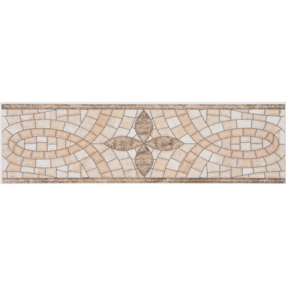 Бордюр Kerama Marazzi «Травертин» 20х5.7 см цвет бежевый 15058900 STLM-2208984 