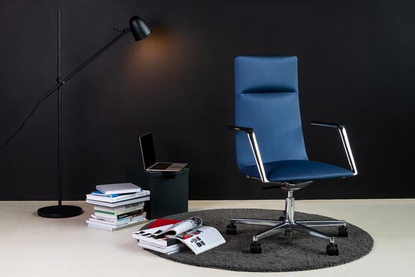 LD Seating Офисное кресло из ткани с 5 спицами с подлокотниками на колесиках Harmony modern 885-f37-n6 - Вид №6