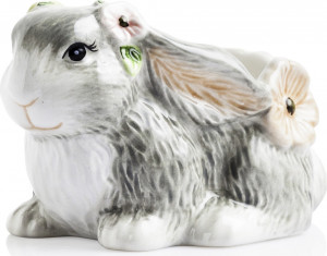 10651116 Certified International Подставка для яиц 3D Certified Int. Милый кролик 6см, керамика Керамика