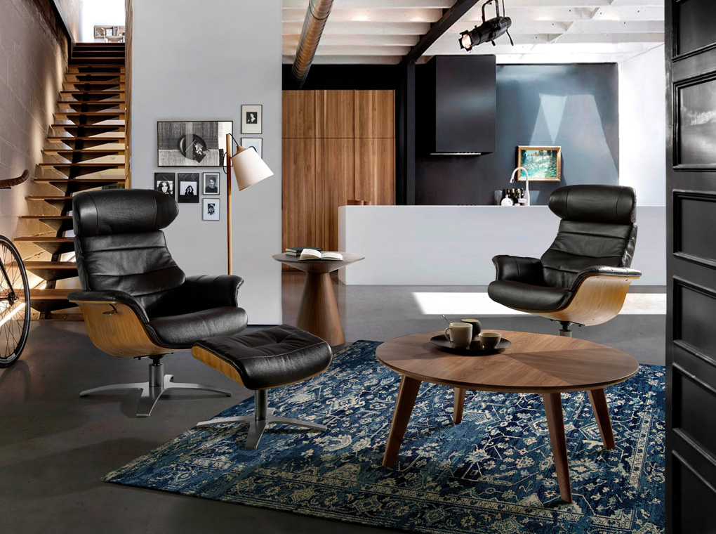 067160 Поворотное кресло коровья кожа A928 Angel Cerda  - Вид №3