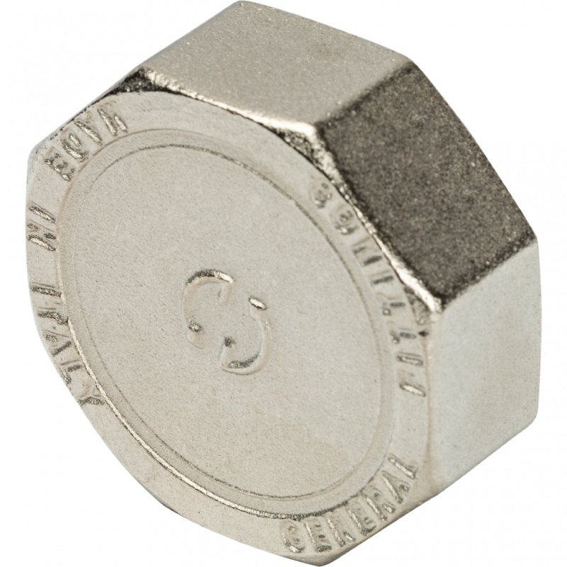 Заглушка ВР 1 1/2" никель STOUT SFT0027000112 - Вид №1
