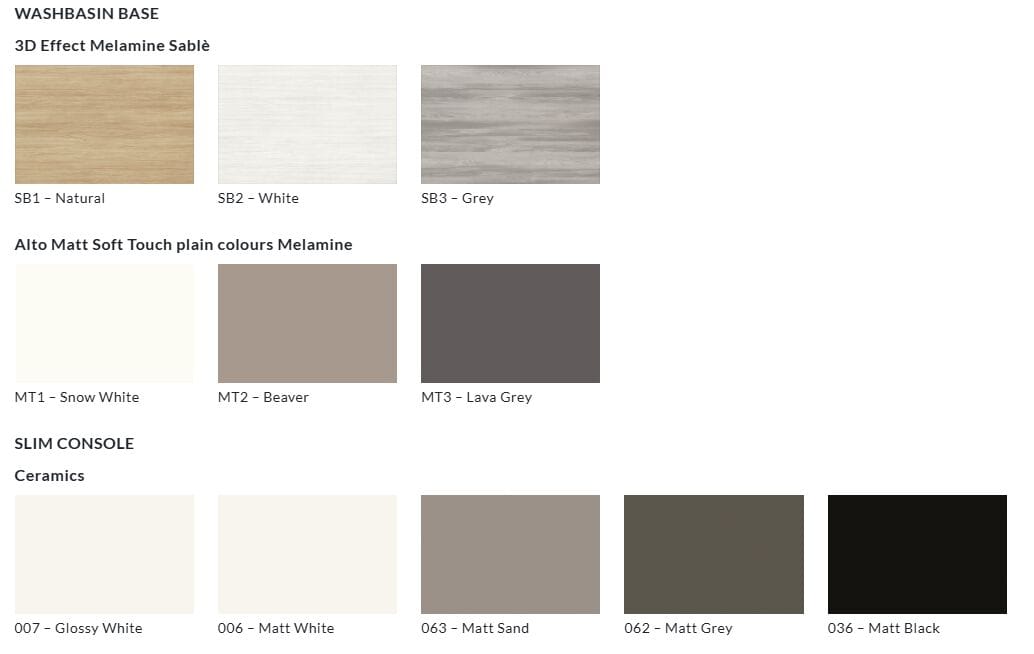 Подвесной шкаф для умывальника с настенным креплением Gruppo Geromin Slim Plus ARCH-00144438 - Вид №1