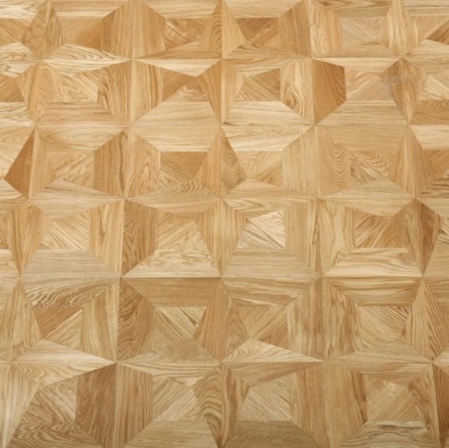 Модульный паркет Светла Инженерный модульный паркет Звезда Dream Castle Модель 74 Лак Дуб Селект (Гладкая) 418х418 мм 26006000300 - Вид №1