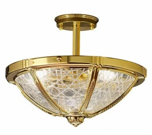 Possoni Illuminazione Полуглянцевое золото с кристаллом Leonardo 1893/sf-c