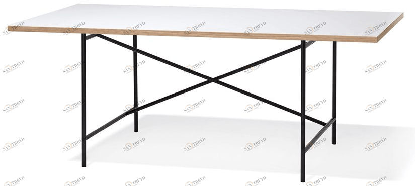 Richard Lampert Прямоугольный стол из стали и дерева с регулируемой высотой Eiermann sun-id-1382013