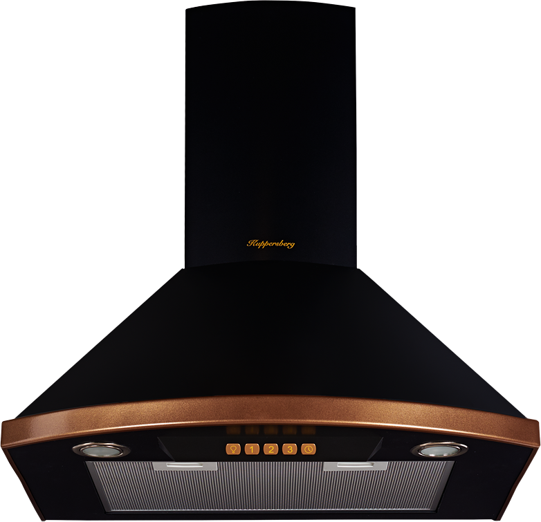 BONA 60 B Bronze Настенная вытяжка, ширина 60 см, отвод/рециркуляция, 650 м3/час, электронное управление, 3 скорости, галогеновое освещение 2х20 вт, анодированные алюминиевые жироулавливающие фильтры, угольный фильтр с6с (опция), 42 дб, цвет чёрный, отдел Santreyd 