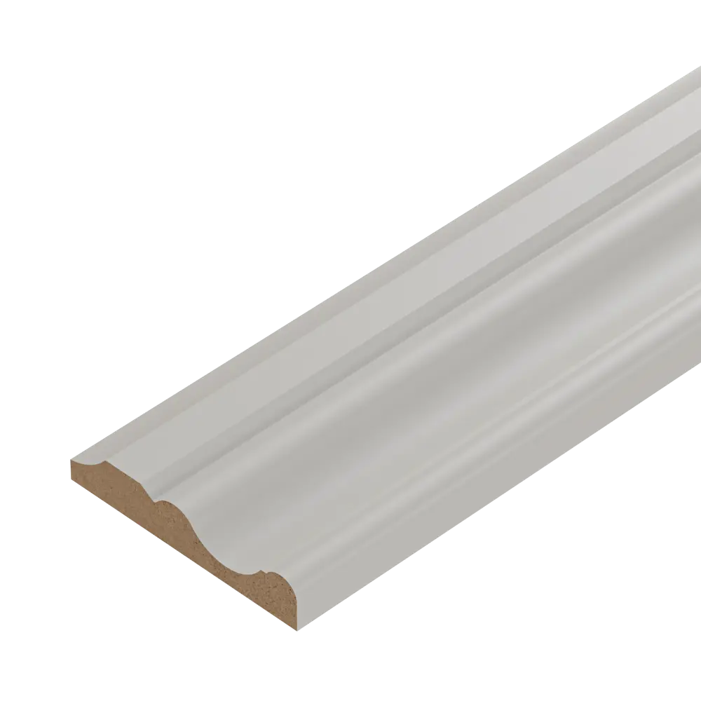 Комплект наличников 2400x80x16 мм эмаль цвет серый (5 шт) 89348985 STLM-2030604 Santreyd 