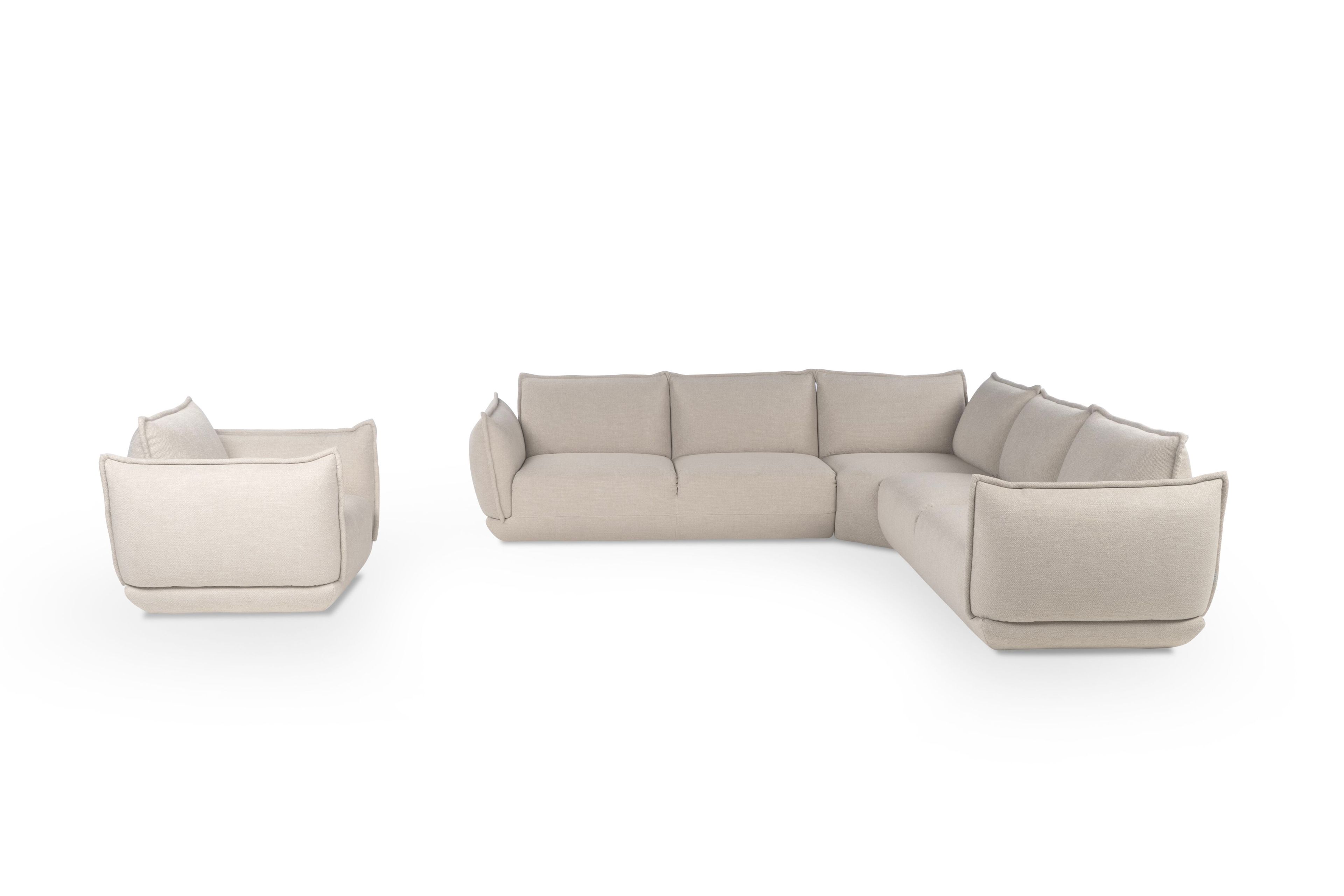 Съемное тканевое кресло с подлокотниками Calia Italia Superior ARCH-00007064