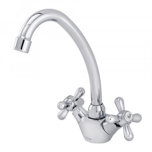 R2001 Смеситель для кухни с двумя рукоятками Raiber Classic