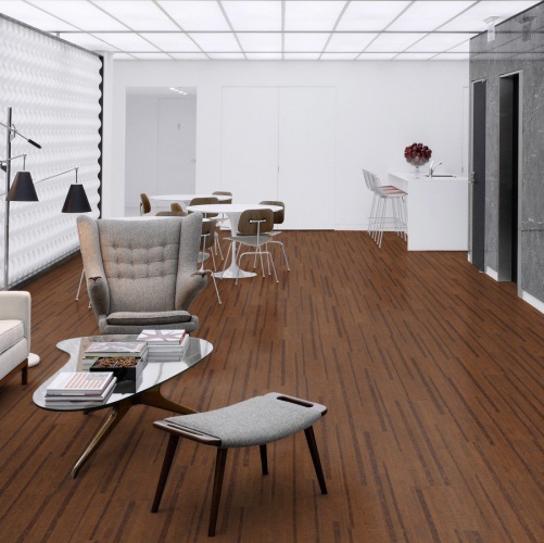 Пробка Wicanders Cork Plank Lane Chestnut (Гладкая) 1220х140 мм C83S001 - Вид №1