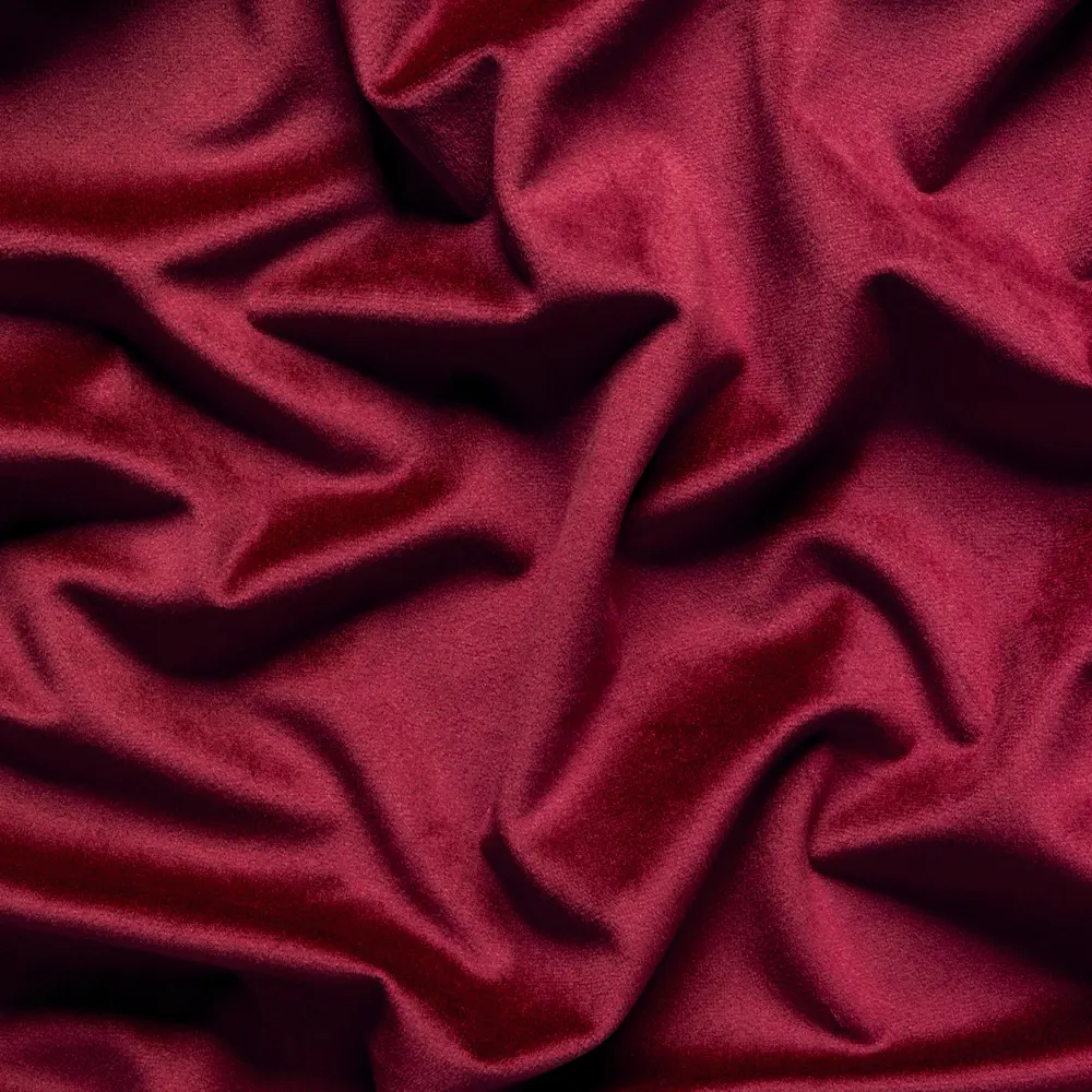 Ткань 1 м/п бархат 300 см цвет рубиновый GARDEN STLM-2144601 - Вид №1