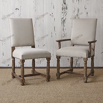 Стул  27016-620-002 Voranado Arm Chair - Swag Flax Ambella 