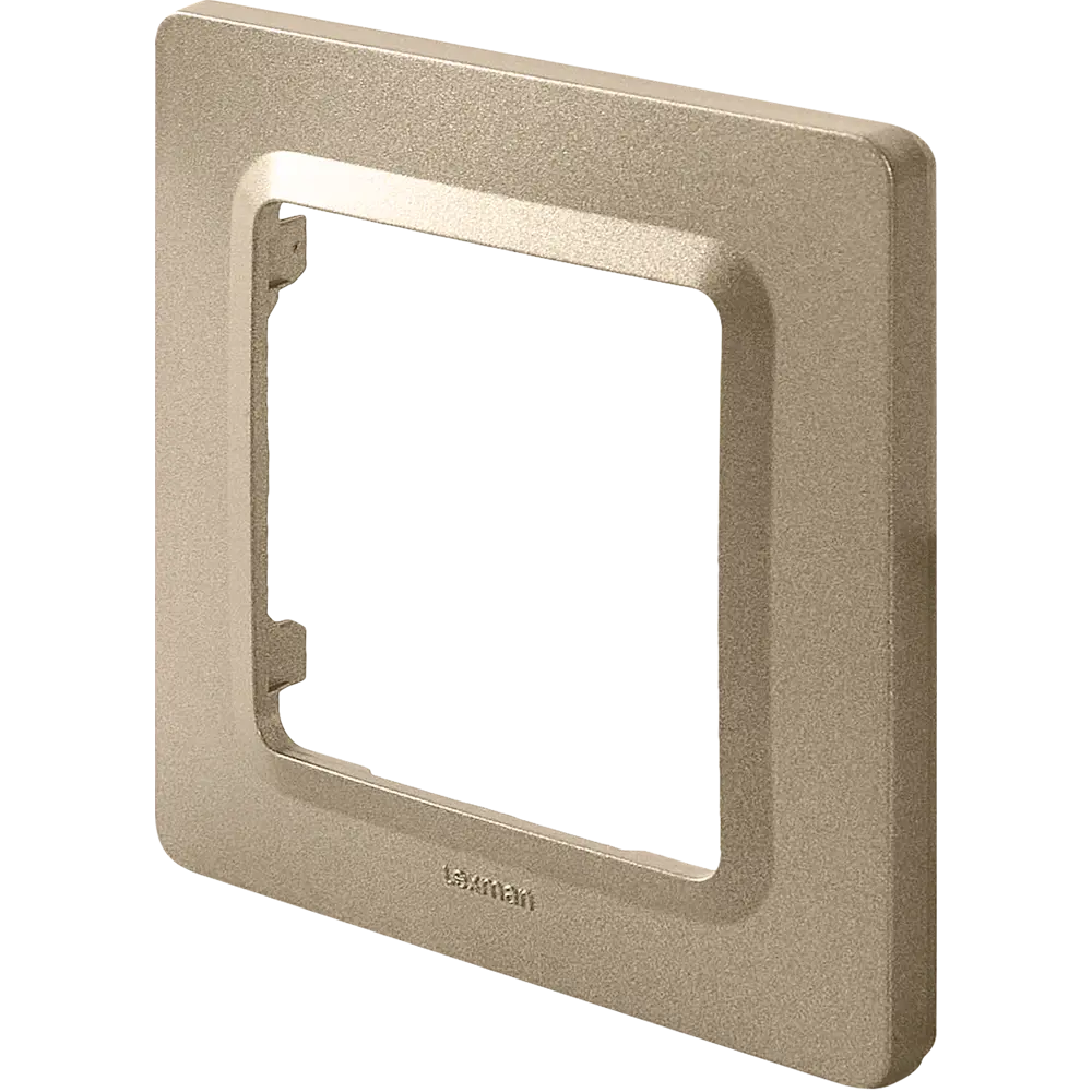 Декоративная рамка LEXMAN LILIAN для розеток и выключателей, цвет Шампань 86761621 STLM-1103086 - Вид №1