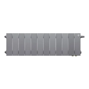 Радиатор секционный Royal Thermo PianoForte VDR80 200/10 12 секций нижнее правое подключение биметалл серый 89408792 STLM-2006894
