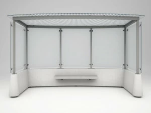 Bellitalia Укрытие из стали и стекла для автобусной остановки