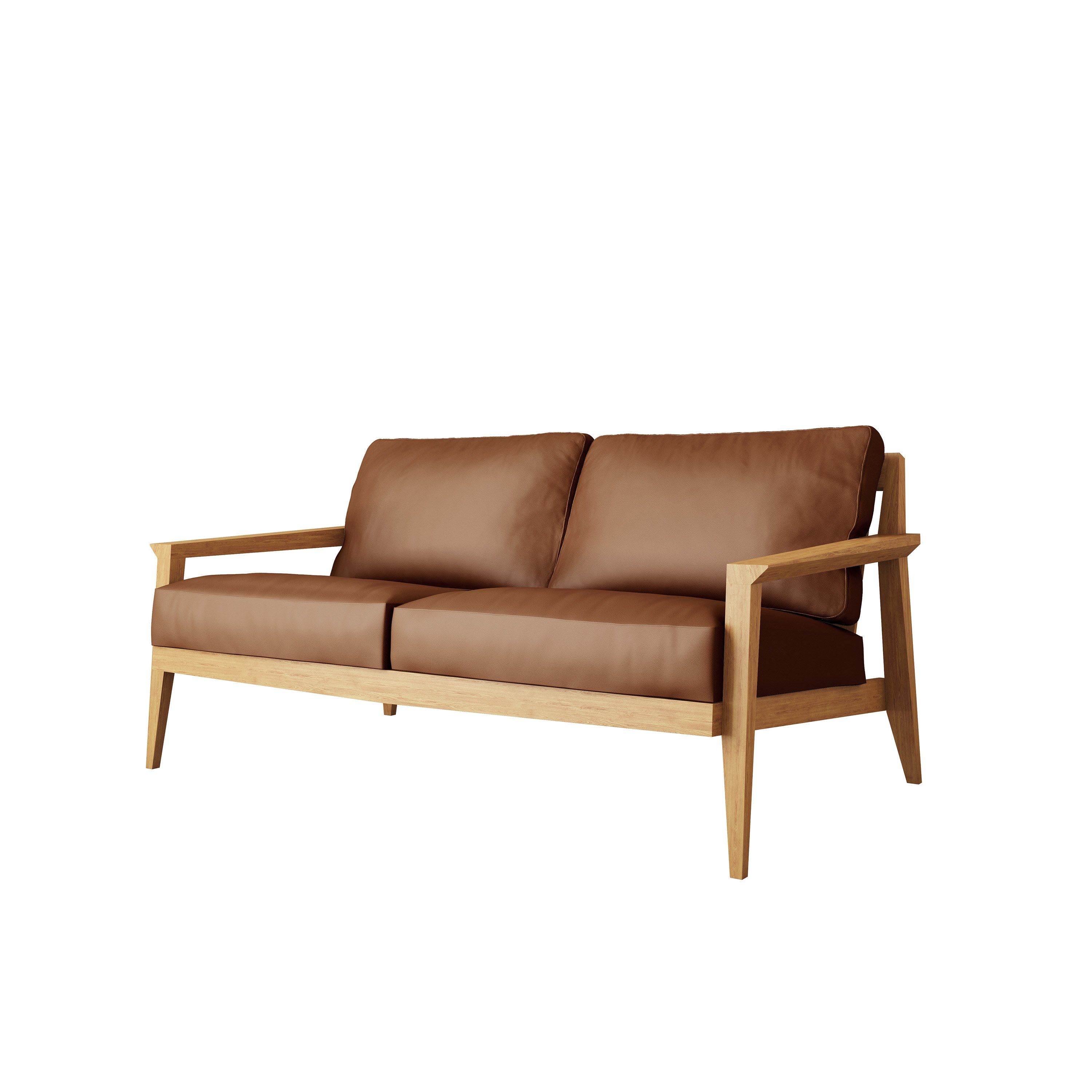 2-местный кожаный диван Case Stanley ARCH-00069193 - Вид №4