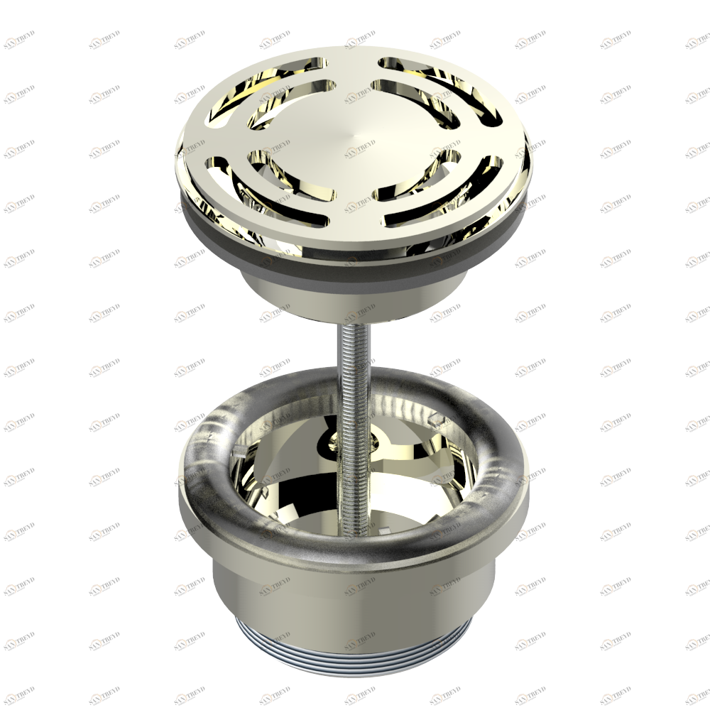 G00-309/B Донный клапан с низкой пропускной способностью для раковин без перелива Thg-paris прочие артикулы THG Покрытие PVD никель G00-309/B CAT.F