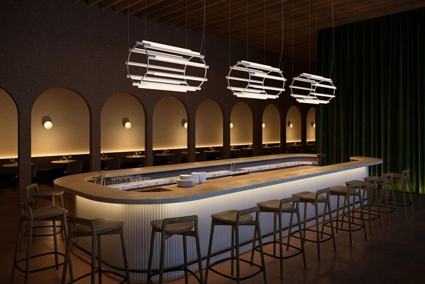 ANDlight Подвесной светильник из алюминия и акрила Pipeline Pip-cha-6 - Вид №3