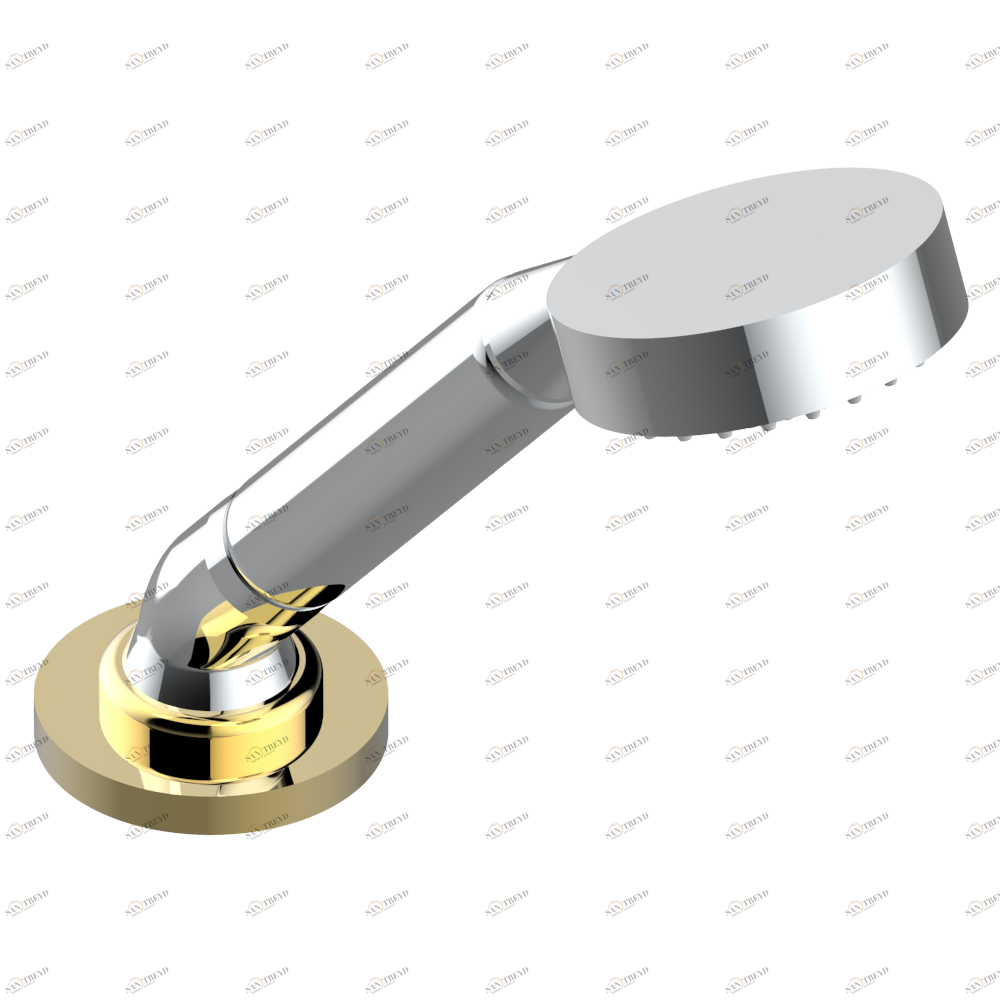 U5B-60A Душ ручной устанавливаемый на борту со шлангом и угловым переходником Thg-paris Island Хром/золото U5B 60A CAT.A