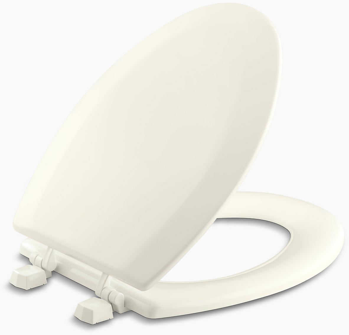 KOHLER Удлиненное сиденье для унитаза Triko  с пластиковыми петлями. K-4712-T-96 