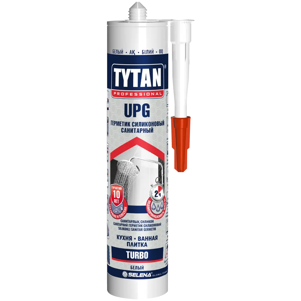 Герметик силиконовый Tytan Upg Turbo белый 280 мл 86796017 STLM-2098320 