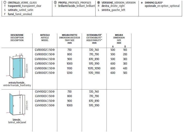 Glass1989 Душевая кабина угловая стеклянная с распашной дверцей Showering sun-id-1439366 - Вид №5